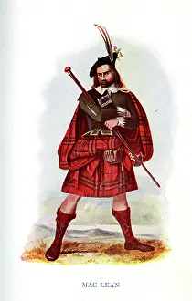 Lean: Mac Lean, Traditional Scottish Clan Costume