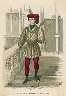 Fashionably: Mace Bearer 14th century