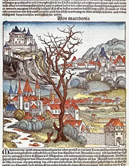 Watery: Macedonia (16th c.). Engraving