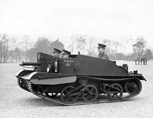 Extinguisher: Machine gun carrier with Vickers gun, WW1
