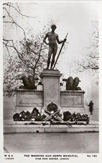 Tributes: Machine Gun Corps Memorial, Hyde Park Corner, London