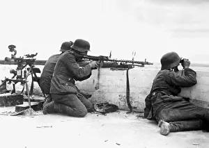 Withdrawn: A machine gunner fired on Russian troops who have