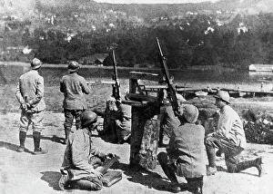 Volley: Machine guns for antiaircraft defense, 1916