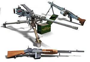 Ammunition: Machine guns of WWII: The M2 Browning 50 caliber