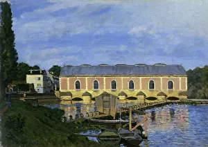 Pumping: The Machine de Marly, by Alfred Sisley