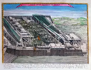 1684: The Machine de Marly, also known as the Marly