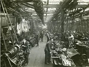 Napier: One of the machine shops in the Napier factory in 1929