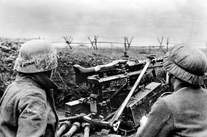 Potato: Machinengewehr guards at the Don Bend, 1942