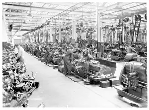 Machining: Machining workshop for engine component production