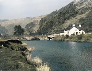 Atcolourisedpic: MACHYNLLETH BRIDGE