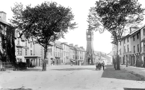Machynlleth: Machynlleth, Pentrerhedyn Street 1896