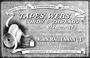 Tapes: MacLennan's Tapes, Cords & Threads For Aircraft
