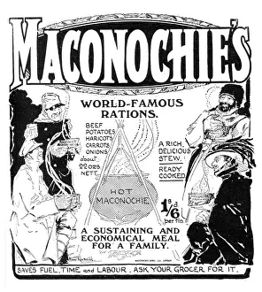 Maconochie: Maconochie's, WW1 advertisement