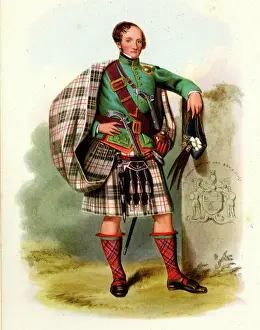 Kilt: Macpherson tartan
