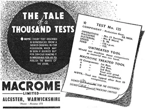 Macrome: Macrome Machine Tool Treatment