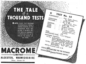 Macrome: Macrome Machine Tool Treatment