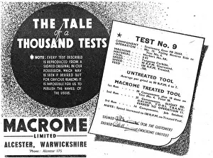 Macrome: Macrome Machine Tool Treatment