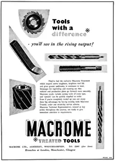 Macrome: Macrome Treated machine Tools 1953