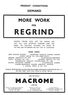 Macrome: Macrome Treated Tools For Regrinding