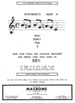 Macrome: Macrome Treatment For Machine Tools