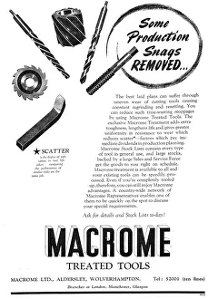 Macrome: Macrome Treatments For Cutting Tools
