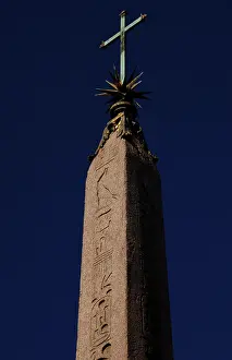 Filippo: Macuteo Obelisk. Dated at time of egyptian pharaoh Ramesses
