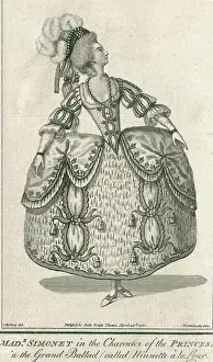Royal Aeronautical Society: Mad. Simonet in the Character of the Princess