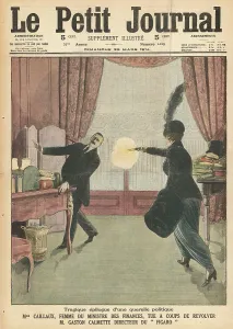Calmette: Madame Caillaux - Murder - 1914