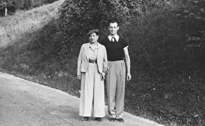 Businesswoman: Madame Helena Rubenstein and her oldest son, Roy