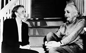 Joliot: Madame Joliot-Curie and Albert Einstein. ?