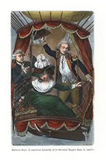 Laetitia: Madame Sage and George Biggin during the balloon