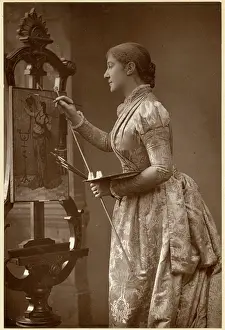 Kendal: Madge Kendal at Easel