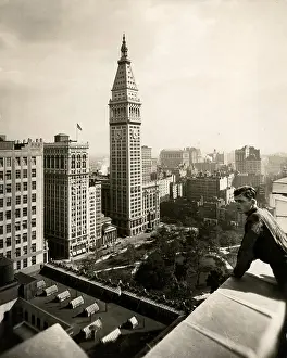 Madison: Madison Square, Met Life Tower, New York, circa 1925