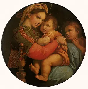 1513: Madonna of the Chair, by Raphael