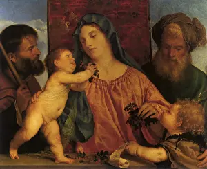 Tiziano: The Madonna of the Cherries, by Titian