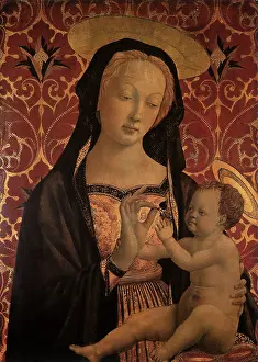 Pillow: Madonna and Child