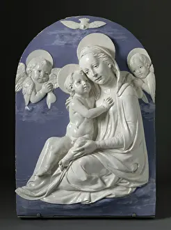 Enamelled: Madonna and child