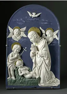 Enamelled: Madonna and child