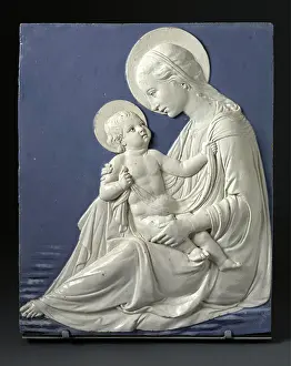 Enamelled: Madonna and child