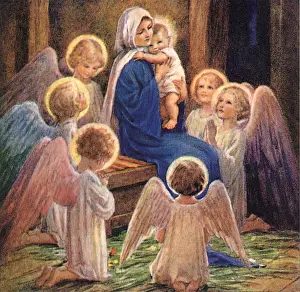 Madonna, Child, Angels