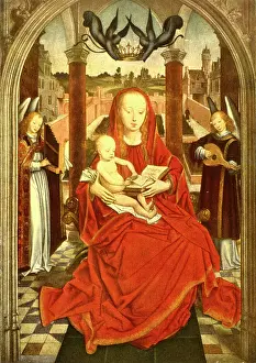 Lute: Madonna and Child with two angels