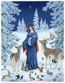 Blackbirds: Madonna and Child with animals
