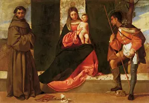 Tiziano: Madonna and Child with Anthony, by Titian