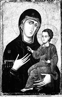 Berlinghieri: Madonna with Child, attributed to