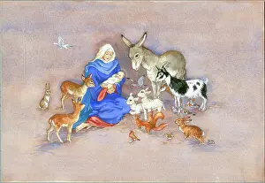 Cloke: Madonna and Child with Birds and Animals