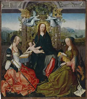 Weyden: Madonna and Child crowned with angels