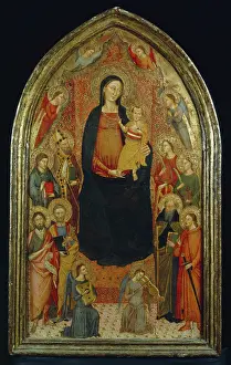 Ashmolean: The Madonna and Child Enthroned