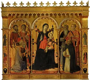 1457: Madonna and Child Enthroned