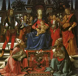Enthroned: Madonna and Child Enthroned