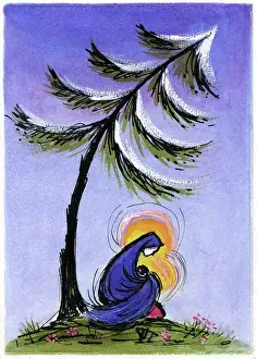 Brough: Madonna and Child under a fir tree